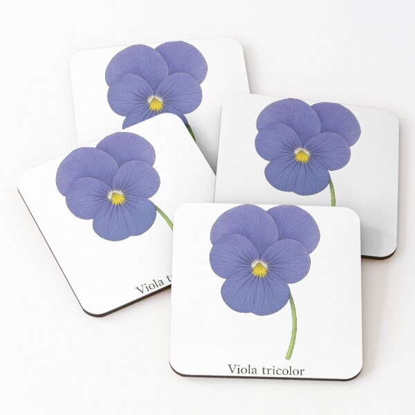 Item preview, Watercolor Blue Pansy Flower  designed and sold by Pacika.