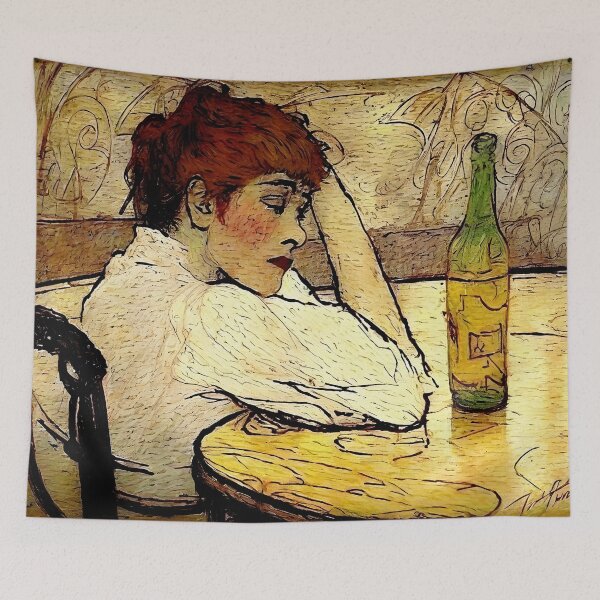 Item preview, Hangover: Portrait of Suzanne Valadon — A Candid Depiction of Fatigue  designed and sold by artdesignsnow.