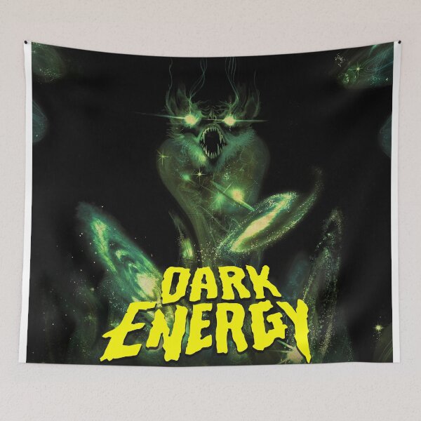 Item preview, DARK ENERGY NASA Galaxy of Horrors Space Fiction Poster Halloween designed and sold by retroposters.