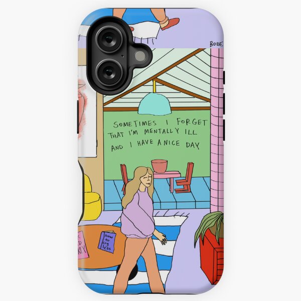 Vista previa del artículo con la obra «A veces tengo un buen día.», diseñado y vendido por bode burnout.