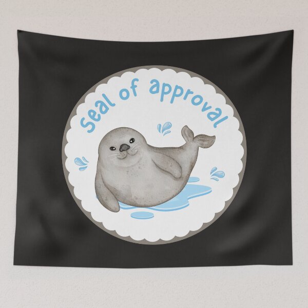 Item preview, Seal of approval cute splash  designed and sold by ClickATee Store .