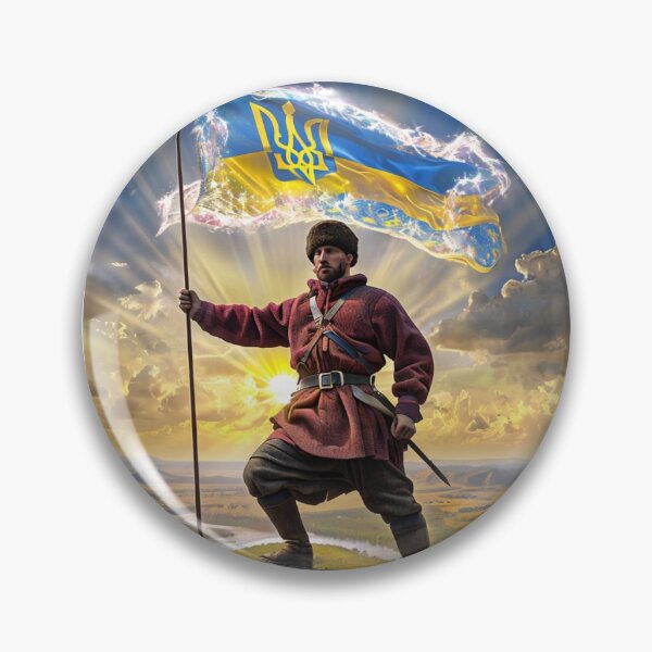 Item preview, Cossack’s Oath — Ukrainian Spirit on the Cliff designed and sold by DopDropArt.