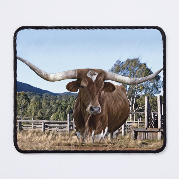 Item preview, LONGHORN CATTLE, FIND THIS DESIGN ON BEDDING, HOME DECOR, WALL ART AND MORE designed and sold by Barbara Jean Photo Art And Design.