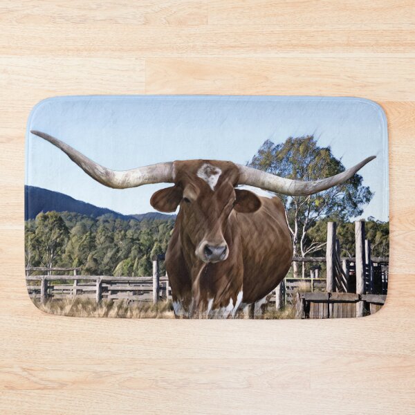 Item preview, LONGHORN CATTLE, FIND THIS DESIGN ON BEDDING, HOME DECOR, WALL ART AND MORE designed and sold by Barbara Jean Photo Art And Design.