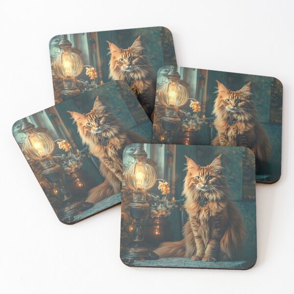 Item preview, Red Maine Coon as a decorative accessory designed and sold by 3ling_Design.