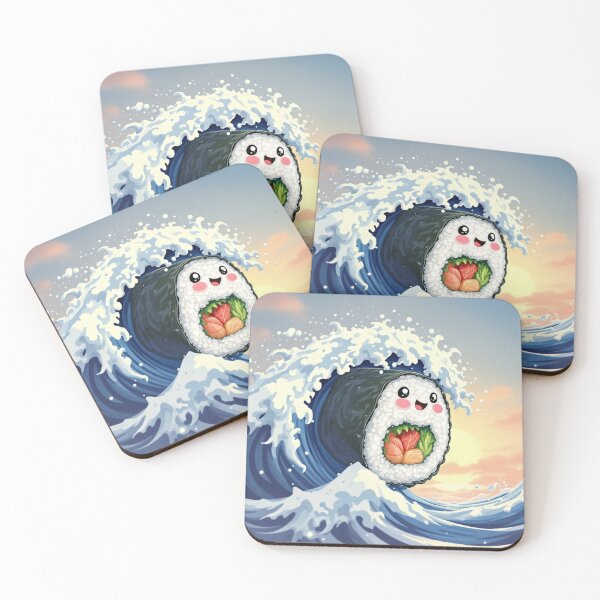 Item preview, "Sushi Surfer: Ride the Wave of Flavor!" blu designed and sold by aipichub.