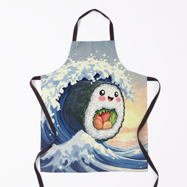 Item preview, "Sushi Surfer: Ride the Wave of Flavor!" blu designed and sold by aipichub.