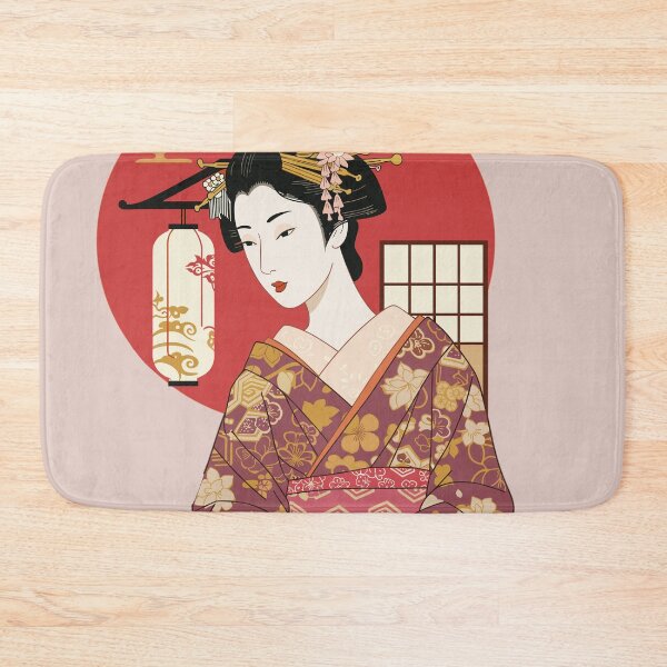 Item preview, UKIYO BIJIN - Elegant Japanese Woman in Kimono designed and sold by store-wasabi.