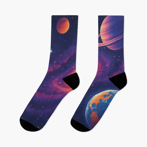 Item preview, Cosmic Symphony: Planets & Galaxy Art designed and sold by EvokeInspire.
