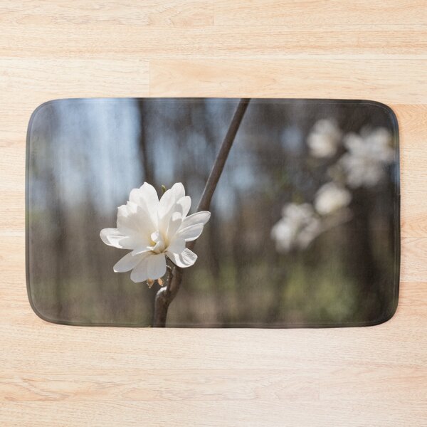 Item preview, Delicate White Magnolia Bloom in a Forest designed and sold by Georgia Mizuleva.