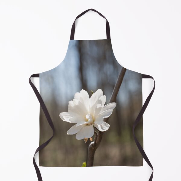 Item preview, Delicate White Magnolia Bloom in a Forest designed and sold by Georgia Mizuleva.