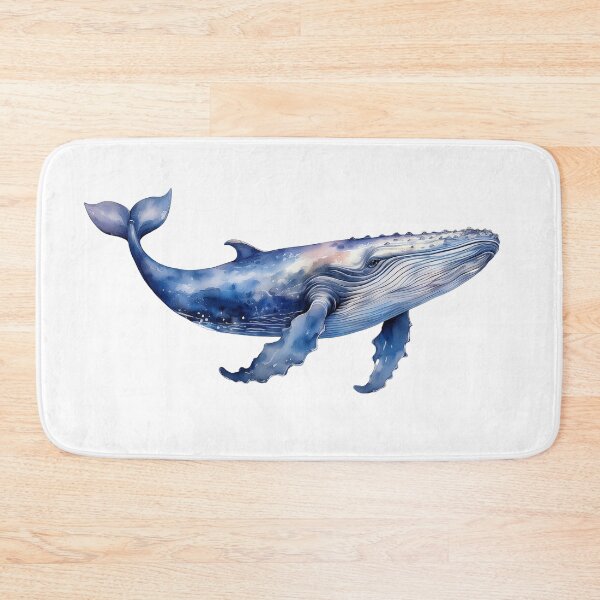 Item preview, Watercolor blue whale designed and sold by AnnaHolyph.