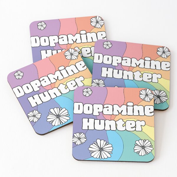 Item preview, Dopamine Hunter Retro Rainbow Neurodivergent  designed and sold by Dopamine Glitch.