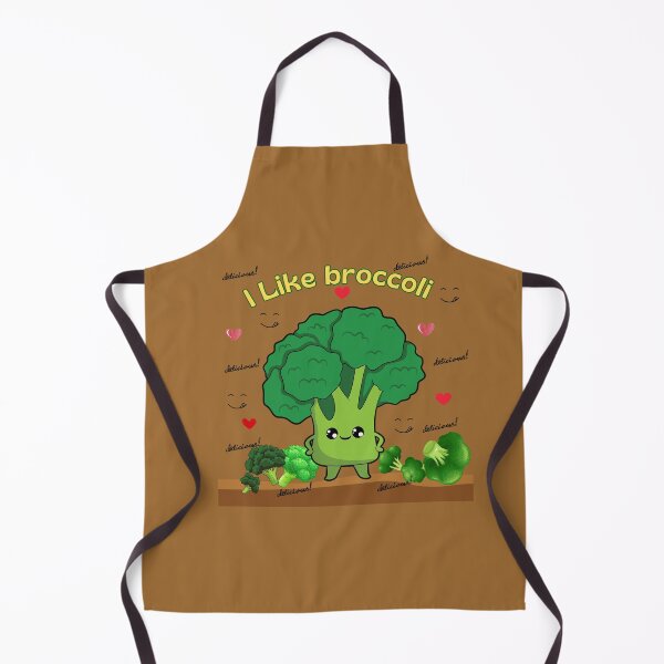 Item preview, I Like Broccoli – Kawaii vegetables with attitude designed and sold by MadeByKriss.