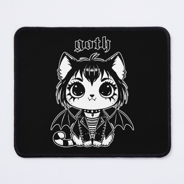 Item preview, Goth Cat designed and sold by KilkennyCat Art.