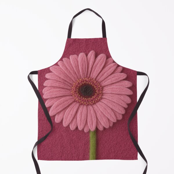 Item preview, Felted Pink Flower on Textured Background designed and sold by Pacika.