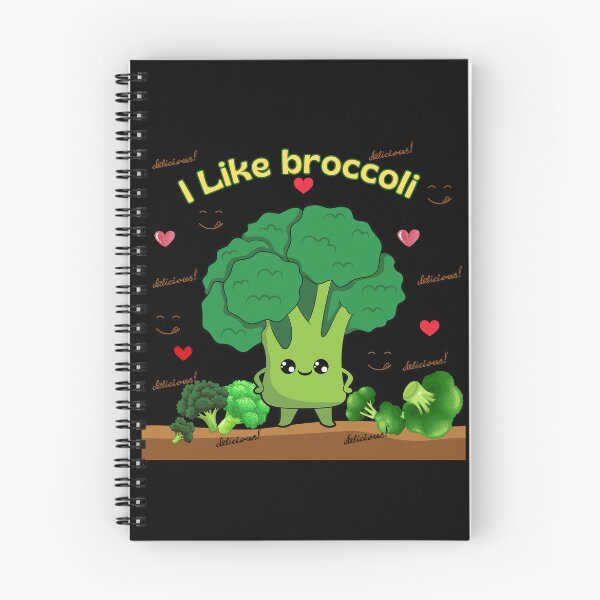 Item preview, Copy of I Like Broccoli – Kawaii vegetables with attitude designed and sold by MadeByKriss.