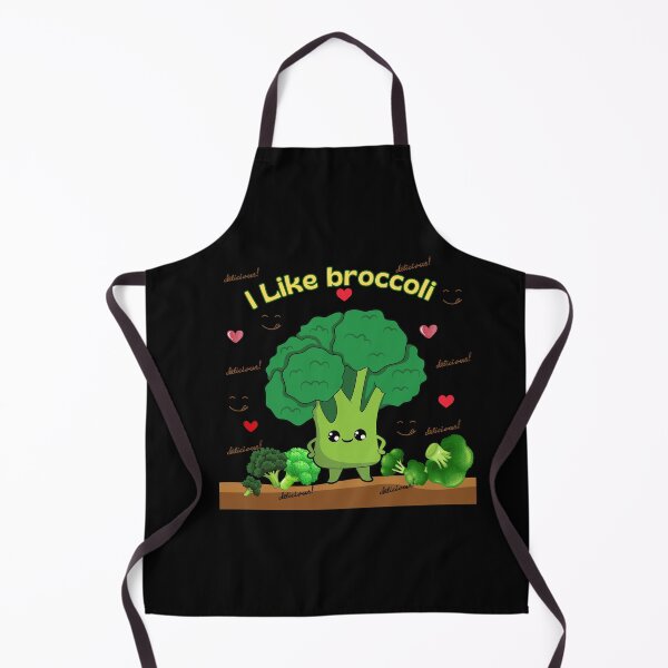 Item preview, Copy of I Like Broccoli – Kawaii vegetables with attitude designed and sold by MadeByKriss.