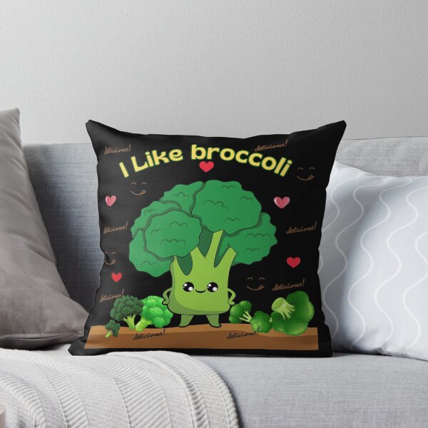 Item preview, Copy of I Like Broccoli – Kawaii vegetables with attitude designed and sold by MadeByKriss.