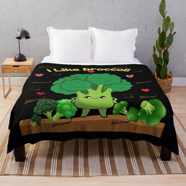 Item preview, Copy of I Like Broccoli – Kawaii vegetables with attitude designed and sold by MadeByKriss.