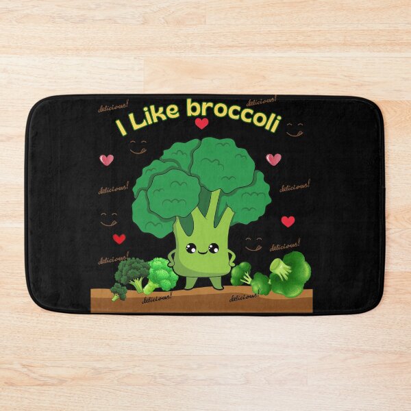 Item preview, Copy of I Like Broccoli – Kawaii vegetables with attitude designed and sold by MadeByKriss.