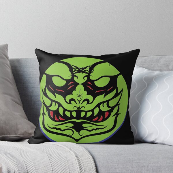 Item preview, Light Green Yak Thai Art  – Intricate Demon Warrior Line Design (Tosakan Inspired) designed and sold by Bspaces.