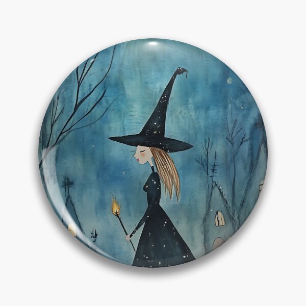Item preview, Magical Whimsical Witch designed and sold by bapupa.