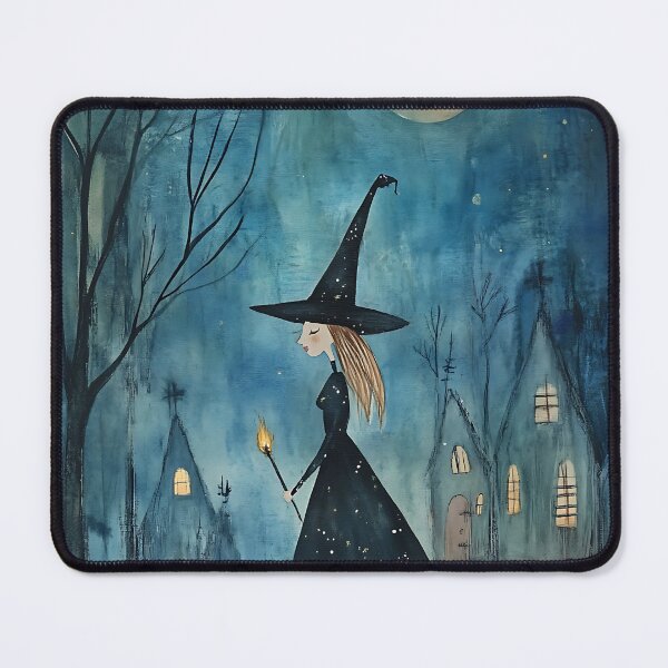 Item preview, Magical Whimsical Witch designed and sold by bapupa.