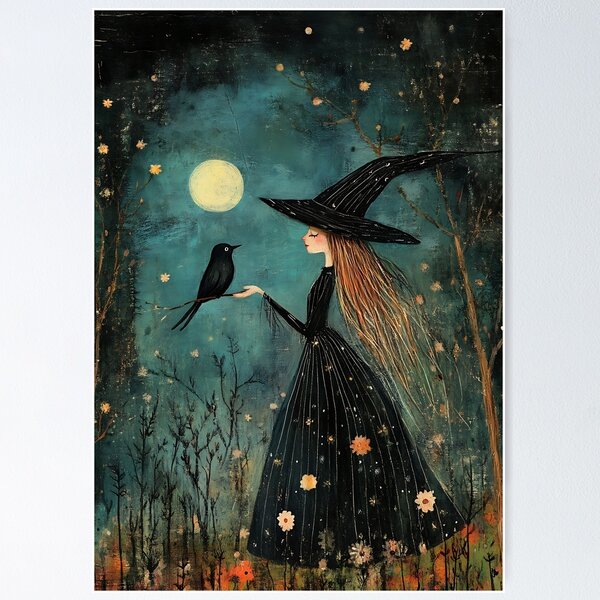 Item preview, Enchanting Fantasy Witch designed and sold by bapupa.