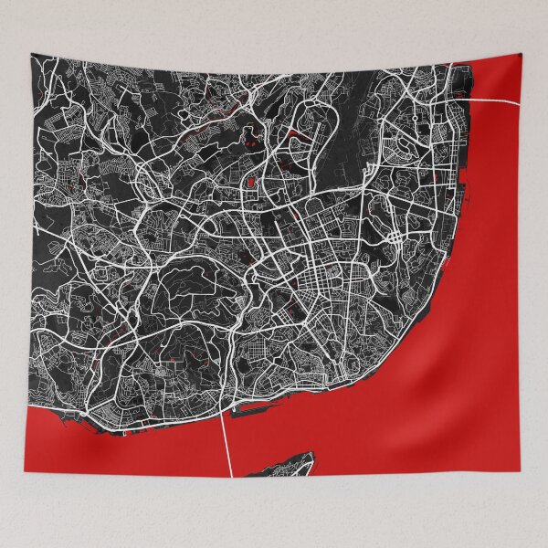 Item preview, Lisbon City Map of Portugal - Oriental designed and sold by deMAP.