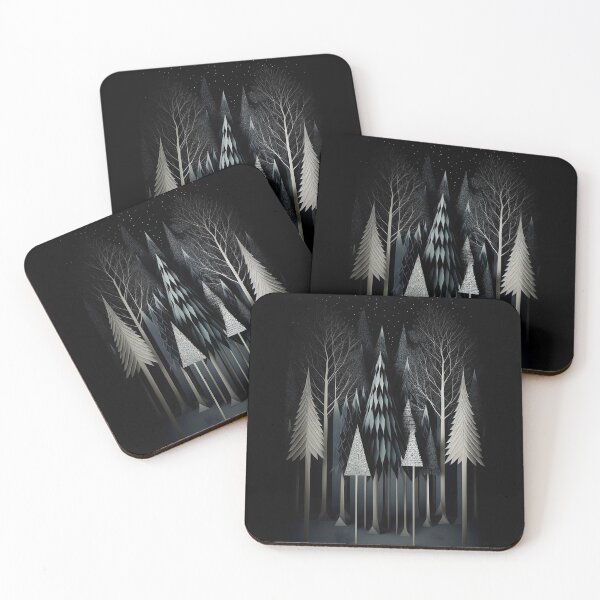 Item preview, Abstract Forest Nightscape designed and sold by ShadowAndSlate.