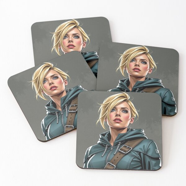 Item preview, Blonde Heroine – Comic Book Rebel in Tactical Streetwear designed and sold by Field-23.