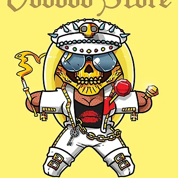 Artwork thumbnail, Voodoo Gold Rocker Doll by Voodoo Store Paranormal Collections