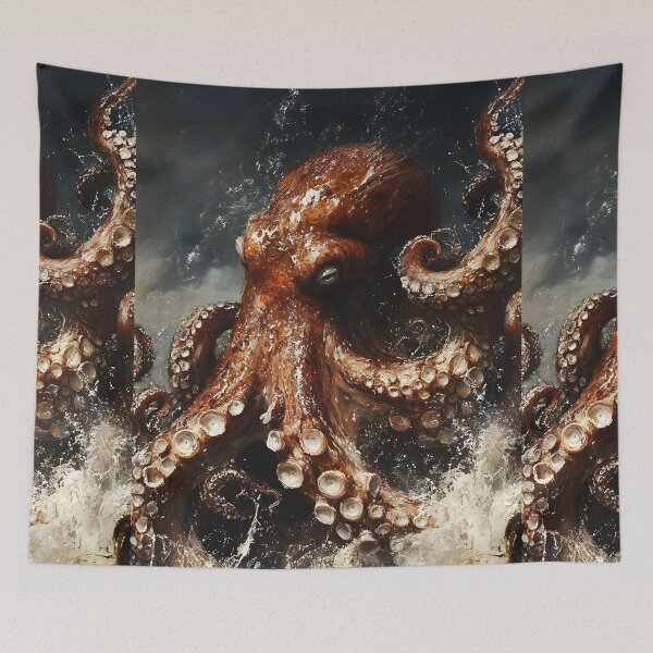 Item preview, Mysterious Ocean Octopus designed and sold by bapupa.
