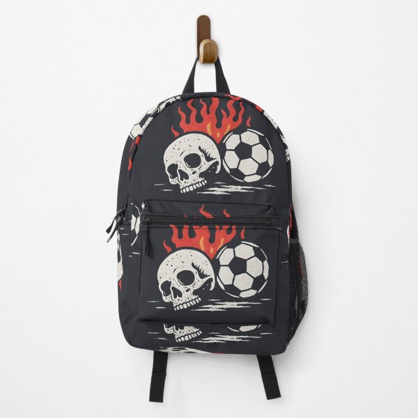 Item preview, Football Skull Flames designed and sold by CreepyCornerArt.