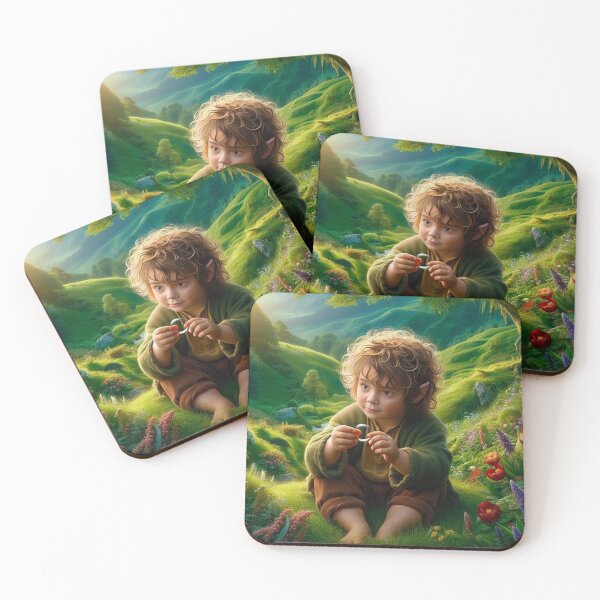 Artikelvorschau, Baby Frodo und der Ring entworfen und verkauft von Picsgalleryai.
