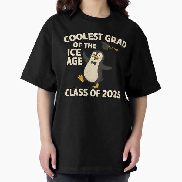 Item preview, Coolest Grad of the Ice Age – Dancing Penguin Class of 2025 Poster designed and sold by Artfulreverber.