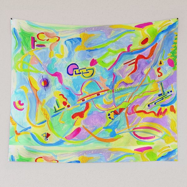 Item preview, Sunny afternoon abstract designed and sold by Tereza Pilar  Art.