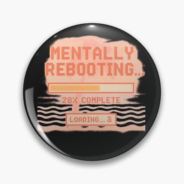Item preview, Mentally Rebooting… | Pixel Chill Mode Tee designed and sold by Laugh & Rewind .