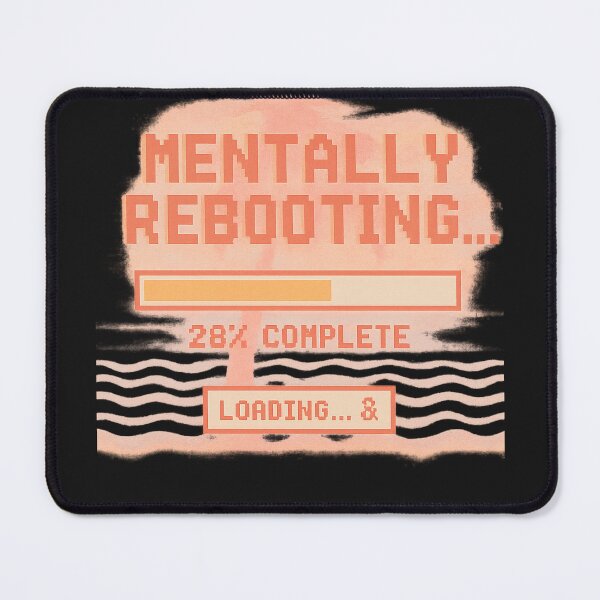 Item preview, Mentally Rebooting… | Pixel Chill Mode Tee designed and sold by Laugh & Rewind .
