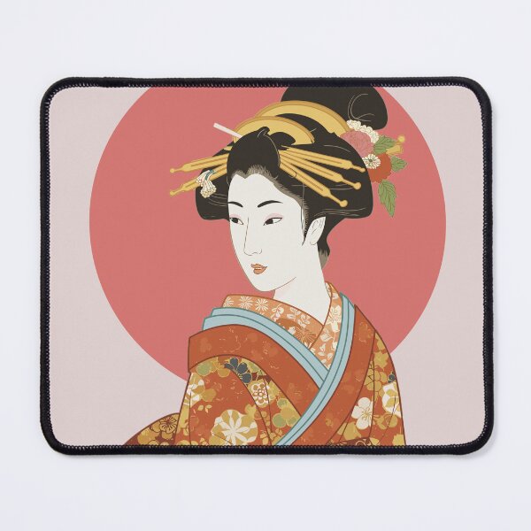 Item preview, UKIYO BIJIN - Elegant Japanese Woman in Kimono designed and sold by store-wasabi.