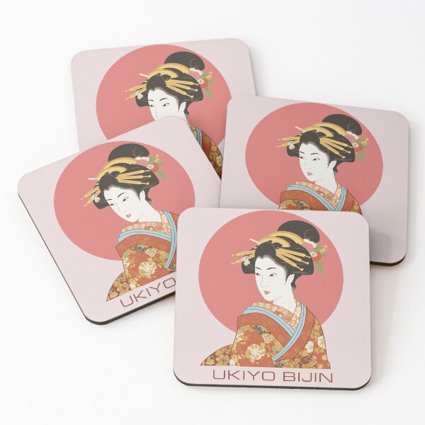 Item preview, UKIYO BIJIN - Elegant Japanese Woman in Kimono designed and sold by store-wasabi.