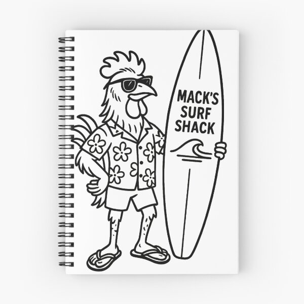 Item preview, MACK’S SURF SHACK designed and sold by THEFABULOUSEGGS.