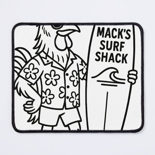 Item preview, MACK’S SURF SHACK designed and sold by THEFABULOUSEGGS.
