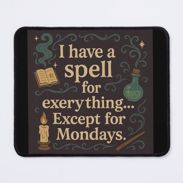 Item preview, I have a spell for everything. Except Mondays designed and sold by arshop1710.