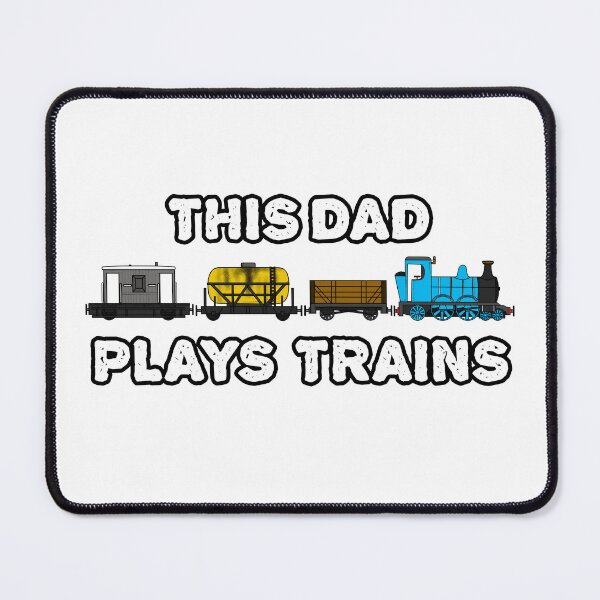 Item preview, This Dad Plays Trains, Rail Enthusiast Father's Day designed and sold by doodlerob.