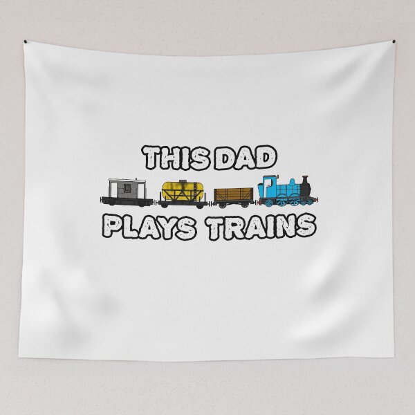 Item preview, This Dad Plays Trains, Rail Enthusiast Father's Day designed and sold by doodlerob.