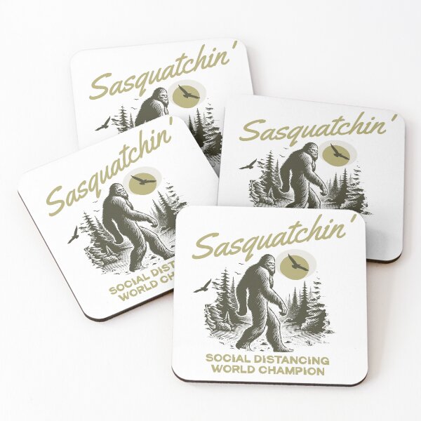 Item preview, Sasquatchin' Social Distancing World Champion designed and sold by Broken Minimalister.