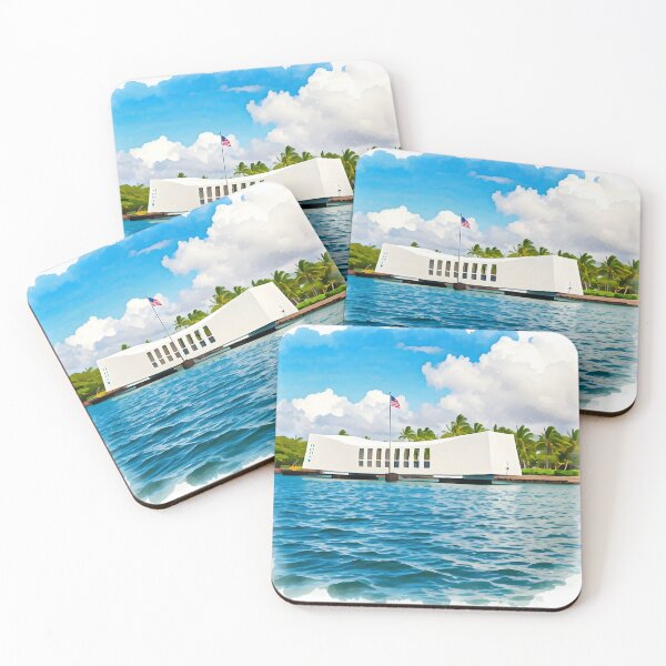 Item preview, USS Arizona Memorial, Pearl Harbor: A Solemn Tribute designed and sold by LSVart.