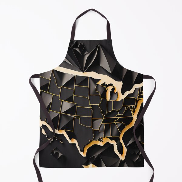 Item preview, Abstract Geometric USA Map designed and sold by ShadowAndSlate.